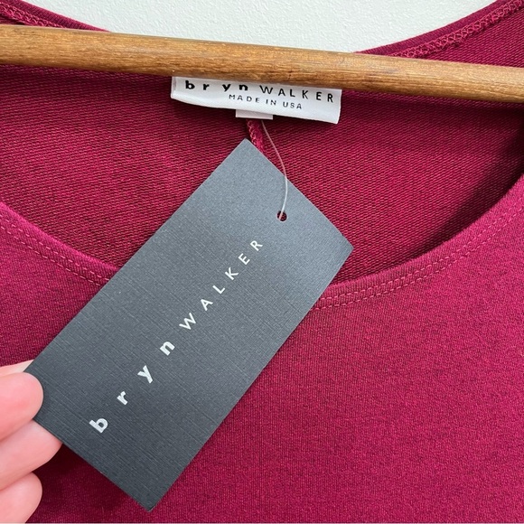 Bryn Walker Philippa Jersey Stretch Long Sleeve Maxi Lagenlook Lantern Dress - Picture 8 of 12